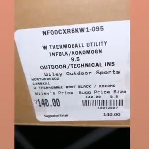 North face thermoball utility boots